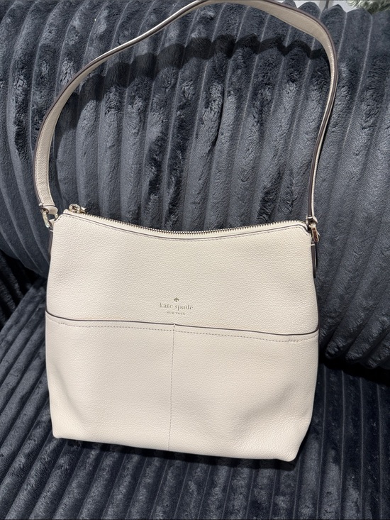kate spade Handbags - kate spade Soft Pebbled Leather Shoulder Bag in Cream